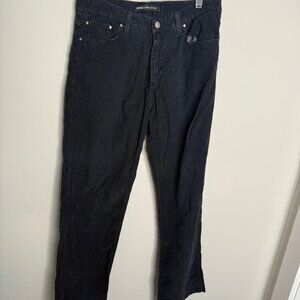 Versace Jeans Collection Women's Black Vintage Denim Straight Leg‎ Jeans Basic